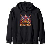 Pura Brasa Flamenco BBQ Passion Zip Hoodie