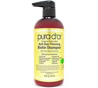 Pura D’Or Premium Organic Argan Oil Shampoo for Hair Loss Prevention (Gold Label), 16 Liquid Ounces Single
