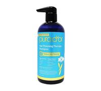PURA D'OR Hair Loss Prevention Therapy Premium Organic Argan Oil Shampoo, 16 Fluid Ounce