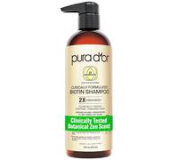 PURA D'OR Professional Grade Thickening Shampoo Clinically Tested Hair Thinning Therapy Super Concentrated for Maximum Results, Sulfate Free Natural & Organic Ingredients, Men & Women, 473 ml