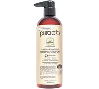 PURA D'OR Professional Grade Thickening Shampoo Clinically Tested Hair Thinning Therapy Super Concentrated for Maximum Results, Sulfate Free Natural & Organic Ingredients, Men & Women, 473 ml