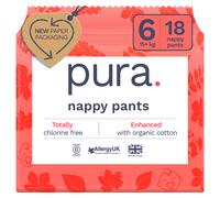Pura Eco Nappies Size 6 15+Kg 18 Pants