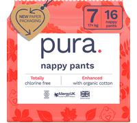 Pura Nappy Pants - Size 7 - 17+kg - Pack of 16
