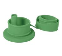Pura Sport Big Mouth Silicone Sport Straw Top - Leak & Spill-Proof, Plastic-Free, MadeSafe Certified, Medical-Grade Silicone - Fits All Sport Bottles - Moss Straw