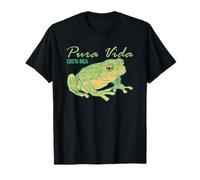 Pura Vida Costa Rica Nature Rain Forest Frog Vacation T-Shirt