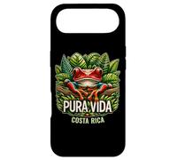 Pura Vida Costa Rica Red-Eyed Tree Frog on a Log Case for iPhone Air