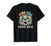 Pura Vida Sloth Lovers Costa Rica Relaxed Tropical Vibes T-Shirt