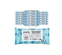 Pura Wipes Flushable 18x60 pcs