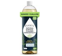 Puracy All Purpose Cleaner Concentrate, Makes 1 Gallon, Organic Lemongrass, Natural Multipurpose Cleaner for Streak-Free Household Surfaces