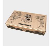 Purbeck Craft Cider Gift Set 6 x 330ml Cans with Half Pint Glass Gift Box | Dorset Cider Selection | 5%-6.8% ABV