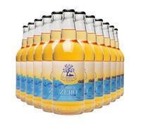 Purbeck Zero Cider | 0.5% ABV | 12 x 500ml Glass Bottle | Alcohol-Free Golden Cider | Made from Dorset Apples | Medium-Sweet | Vegan & Gluten Free | British Craft Cider