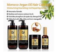 Purc Morocco Shampoo And Conditioner Suit Shampoo Conditioner Hair Mask Hair Care Essential Oil Wash Nursing Suite Suit Cross-Border 100Ml Morocco ...