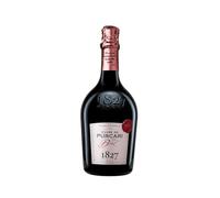 Purcari Cuvee de Purcari Brut Rose Sparkling Wine with two glasses 750ml