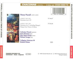 PURCELL: DIOCLESIAN (COMPLETE); MASQUE FROM TIMON OF ATHENS NEW CD