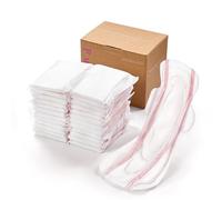 PurComfy 24 Count Premium Postpartum Pads with Wings, Large Maximum Absorbency Postpartum Maternity Pads Ultra Soft Heavy Flow Secure Leak Protection After Birth