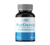 PurDentix - All Natural Teeth & Gum Care Supplement with Probiotics, Supports Oral Health, Fresh Breath, Vegan, 60 Tablets,Slim Warriors