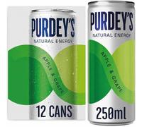 Purdey’s Rejuvenate Natural Energy Drink 12 x 250 ml Cans