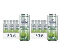 Purdey's Rejuvenate Natural Energy Drink 12 x 250 ml Cans Pack of 2