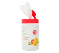 Purdoux 100% Cotton CPAP Mask Wet Wipes with Grapefruit Lemon Scent, 70 Wipes