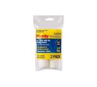 Purdy 140624010 White Dove 2-Pack Mini Roller Replacements-4-1/2 Cover 1/4 inch, 1/4 nap