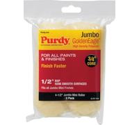 Purdy 140624023 2-Pack Replacements-4-1/2 Cover 1/2, Multicolor, Jumbo Mini Roller Replacements 4.5 inch 2pack