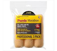 Purdy 14B861100 Marathon Multi-Pack 1/2" nap-3-Pack Dump Bin, Yellow, 9 X 1/2 inch