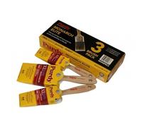 Purdy PURMONSPEC3 Monarch Elite Paint Brush Set, 3 Piece, Animal Hair, Brown, L