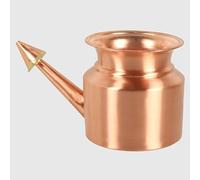 Pure 100% Copper Ayurveda JAL NETI Pot for Sinus, Nose Irrigation and Cleaning (Size 250 ML)