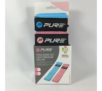 Pure 2 Improve - Yoga Band Set - Light/Medium Deluxe - Blue & Pink