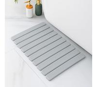 Pure 4Home Foldable Stone Bath Mat 60 x 39 cm - Non Slip, Anti Mould, Quick Dry, Super Absorbent - Bathroom Stone Mat, Diatomite Stones, Foldable Matts - Self Drying Shower, Diatomaceous Earth