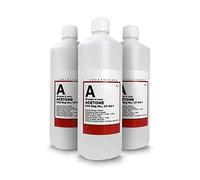 Pure Acetone 3 x 1L Acrylic Nail Polish Remover 99.8% IDK
