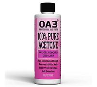 Pure Acetone Acrylic, Nail Polish, Nail Tip, Remover for UV/LED Gel Soak Off Nail Gel (500ML)