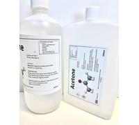 Pure Acetone Solvent | 100% Professional Strength | 50ml, 100ml, 300ml, 500ml, 1 Litre | Premium Nail Polish & Acrylic Remover, Heavy-Duty Degreaser & High-Purity Laboratory Solvent