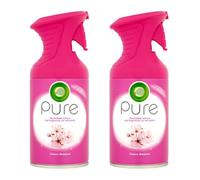 Pure Air Freshener Aerosol Cherry Blossom 250ml x Pack of 2 - Keep Your Home Smelling Fresh - A Simple Spray Will Fill Up a Room With a Stunning Fragrance