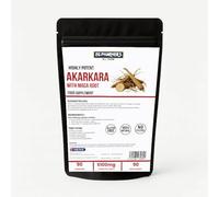 Pure Akarkara with Maca Root Capsules - 90 Vegan Capsules (90-Day Supply) | High Strength Herbal Supplement for Energy, Stamina & Vitality | Gluten-Free, No Fillers, UK Made & Lab Tested