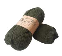Pure Alpaca Wool Yarn Drops Alpaca, 59 Colors, in 1.8 oz Balls - 183 yds per Ball (7895 Dark Green)