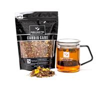 Pure And Easy Tea, Cardio Care, Heart Health & Blood Pressure Support, Herbal Wellness Tea, Caffeine-Free, 100% Natural Loose Leaf Blend, 100g/3.54oz