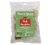 Pure and Natural Beef Headskin for Dogs - 200g