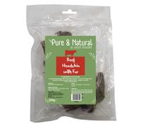 Pure and Natural Beef Headskin With Fur for Dogs - 200g