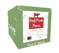 Pure and Natural Beef Pizzle Pieces for Dogs - 1kg