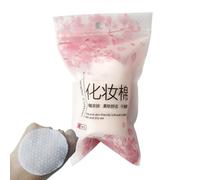 Pure and Natural Round Face Cleansing Make-Up Remover - Soft and Natural Face Washable and Gentle for Eyes Home Daily Use Women and Girls