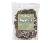 Pure and Natural Simply Rabbit Meat Strips for Dogs - 1kg