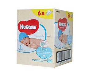 Pure Baby Wipes 6X56 (336 Wipes)