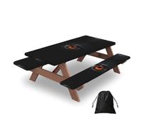 Pure black background Devil's Eye Rectangular water-repellent picnic tablecloths, outdoor camping, picnic, BBQ