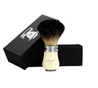 Pure Black Badger Hair Mens Shaving Brush in Ivory Color Handle for Perfect and Gentle Shave Suitable and Durable Shaving Brush For Men