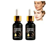 Pure Black Seed Organic Cold Pressed Facial C Oil, Coffee-Infused Anti-Wrinkle Serum,Lightweight Non-Greasy Hydrating Essence,Vitamin E Enriched Jojoba Carrier Elixir, Frankincense Essenti (2pcs)