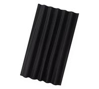 Pure Black Shower Curtain Thickened Waterproof Polyester Fabric Shower Curtain for Bathroom 200x200cm