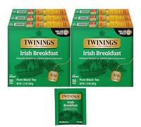 Twinings of London Irish Breakfast Black Tea Bags, 50 Count