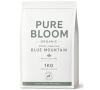 PURE BLOOM Clean Decaf Jamaican Blue Mountain Ground Coffee 1kg, Mycotoxin-Free, Mold-Free & Lab-Tested, Smooth Low Acid Ground Coffee, High Antioxidant Roast
