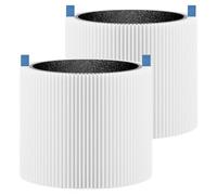 Pure Blue Mini Max Air Filter Compatible with Blueair Pure Blue Mini Max Air Purifier 3-in-1 H13 True HEPA & Activated Carbon Replacement Filter (2 Pack)